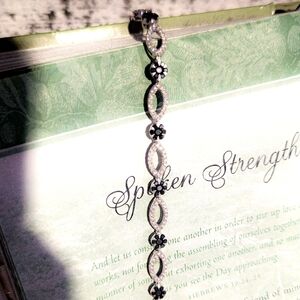 Black/White Diamond Bracelet 5ct